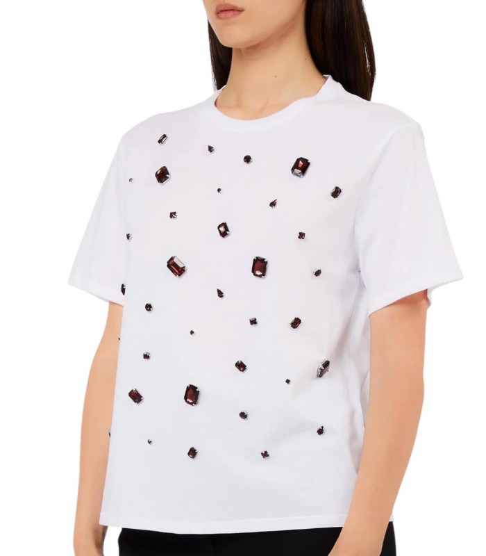 T-shirt con applicazioni Donna Liu Jo