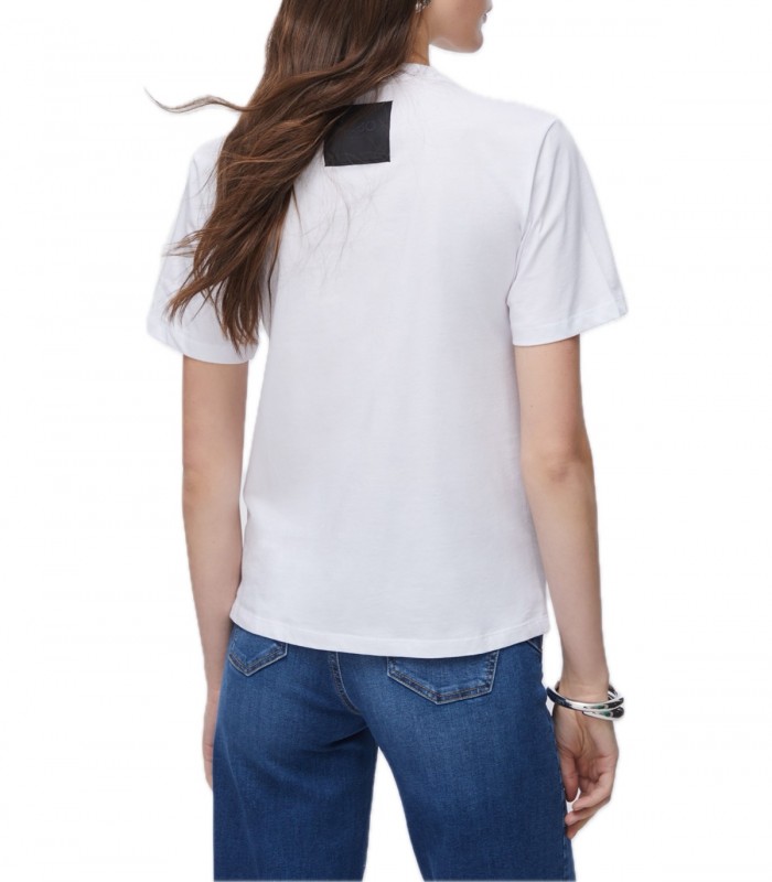 T-shirt con castoni gioiello Donna Liu Jo