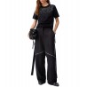T-shirt con castoni gioiello Donna Liu Jo