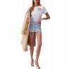 T-shirt con ricamo a jour Donna Liu Jo