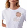 T-shirt con ricamo a jour Donna Liu Jo