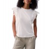 T-shirt con dettagli macrame Donna Liu Jo