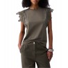 T-shirt con dettagli macrame Donna Liu Jo