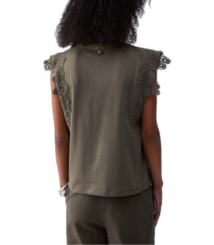 T-shirt con dettagli macrame Donna Liu Jo