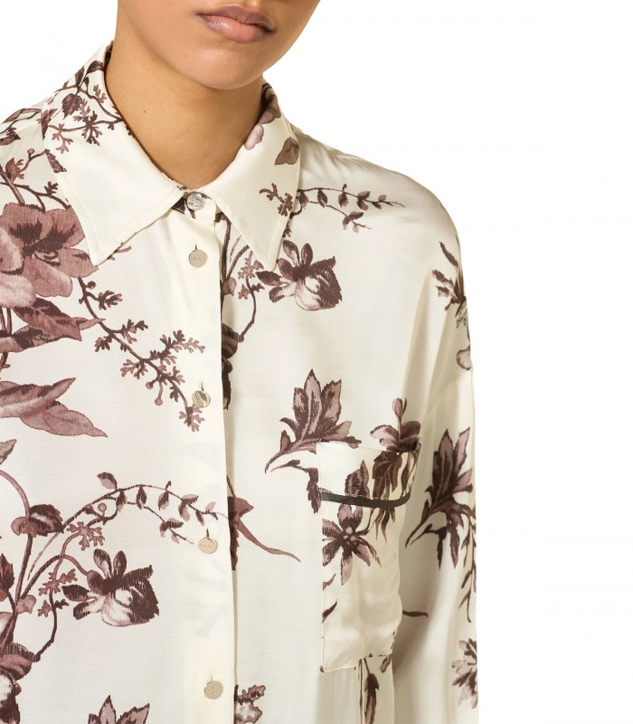 Camicia in raso stampato Donna Liu Jo