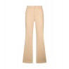 Pantaloni flare con bottoni logati Donna Liu Jo