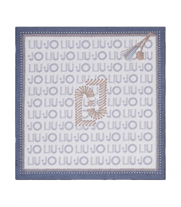 Foulard grande con logo Liu Jo
