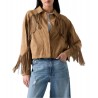 Giacca corta con frange Donna Guess