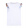 T-shirt con spalline imbottite Donna Liu Jo