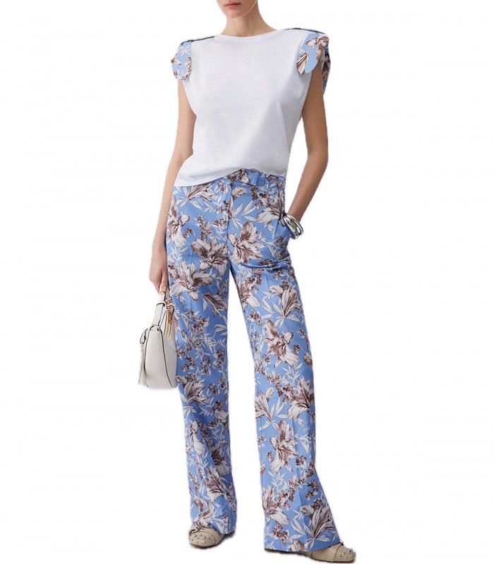 T-shirt con spalline imbottite Donna Liu Jo