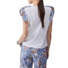T-shirt con spalline imbottite Donna Liu Jo