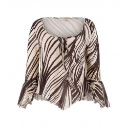 Top stampato zebra Donna Guess