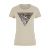 T-shirt triangolo con logo Guess