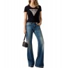 T-shirt triangolo con logo Guess