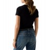 T-shirt triangolo con logo Guess