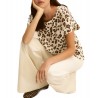 T-shirt in twill stampato Donna Emme Marella Rane