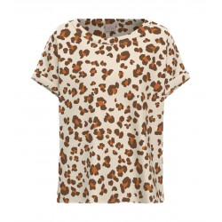 T-shirt in twill stampato Emme Marella Rane