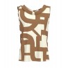Top smanicato in twill Donna Emme Marella Gommoso
