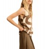 Top smanicato in twill Donna Emme Marella Gommoso