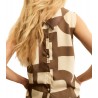 Top smanicato in twill Donna Emme Marella Gommoso