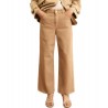 Pantaloni dritti in gabardina stretch Donna Emme Marella Hobby