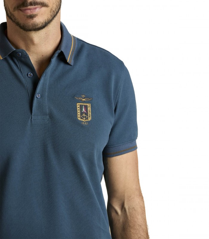 Polo in piquet Uomo Aeronautica Miliatre