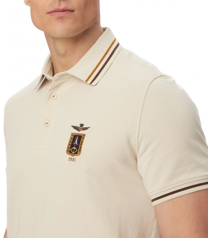 Polo in piquet Uomo Aeronautica Miliatre