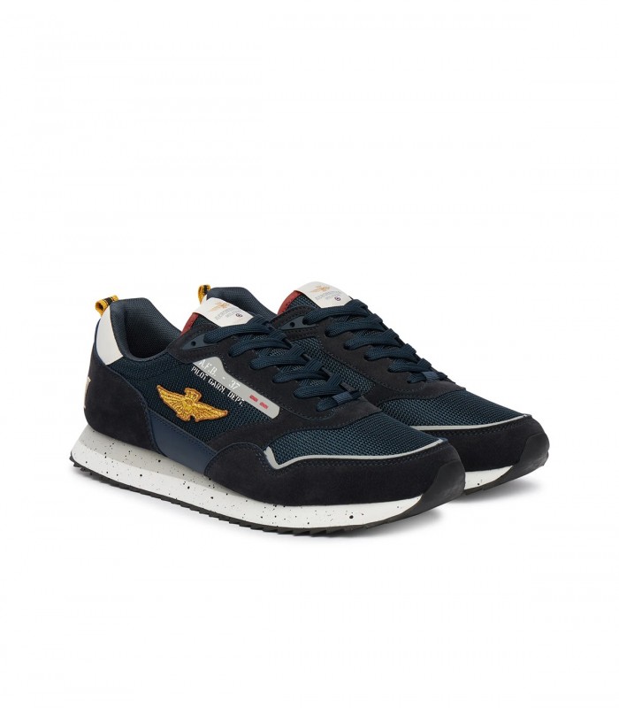 Sneakers con patch Uomo Aeronautica Militare