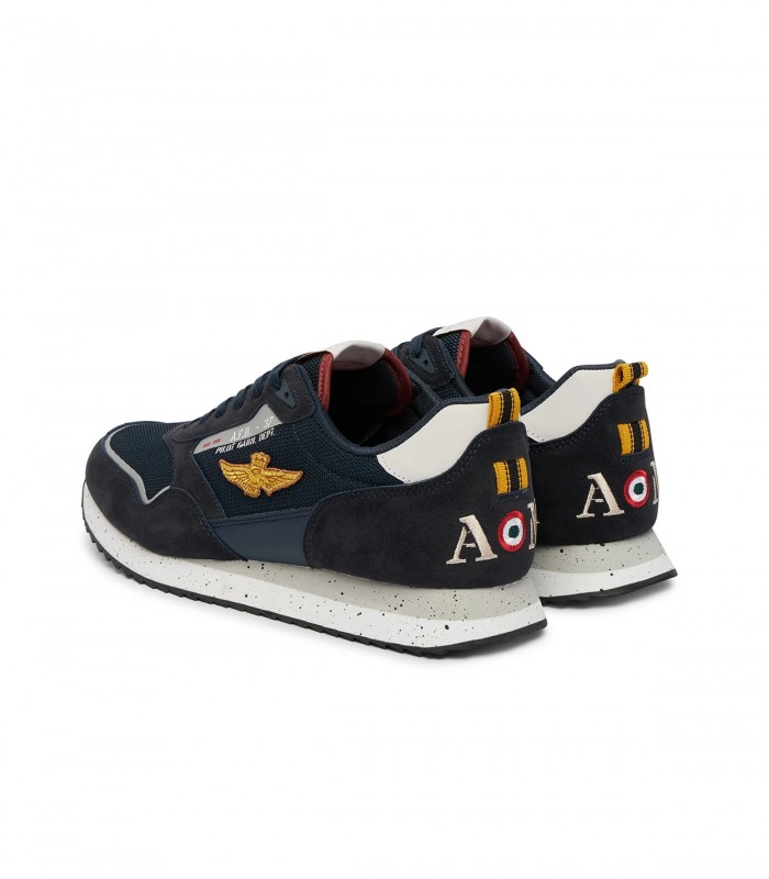 Sneakers con patch Uomo Aeronautica Militare