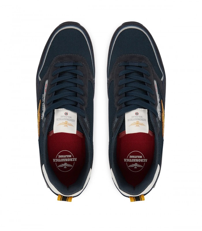 Sneakers con patch Uomo Aeronautica Militare