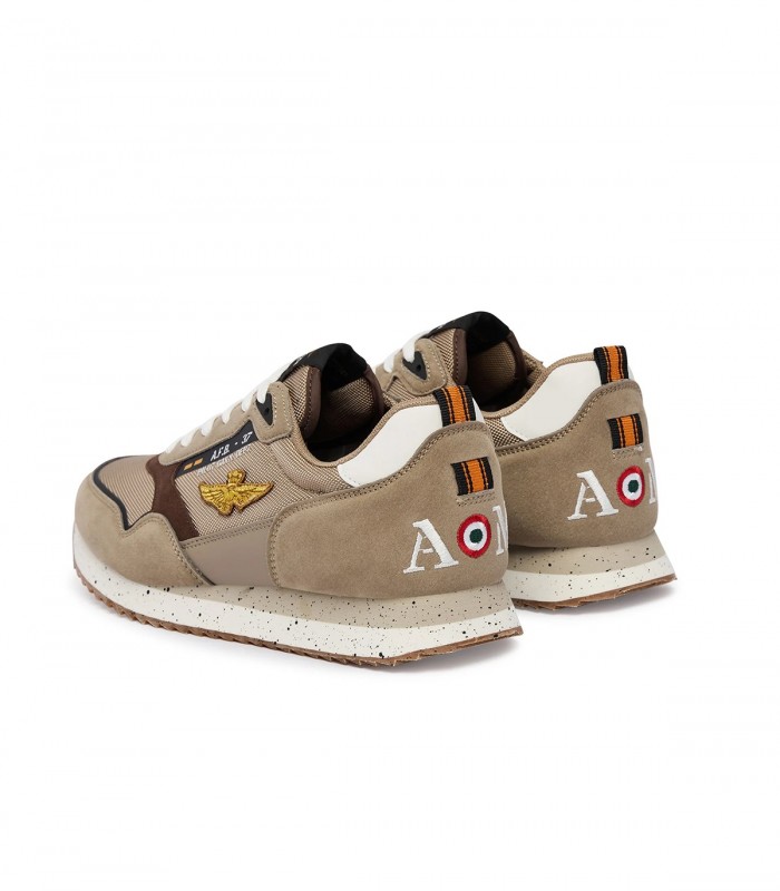 Sneakers con patch Uomo Aeronautica Militare