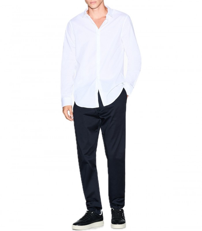 Camicia slim in popeline Uomo Armani Exchange