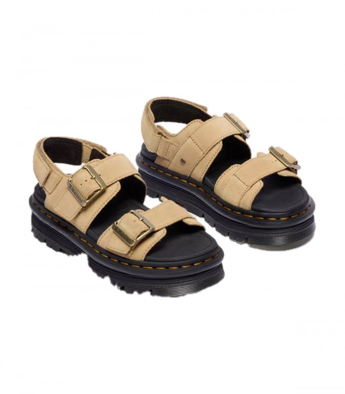Sandali zebzag in pelle nabuk platform DR. Martens