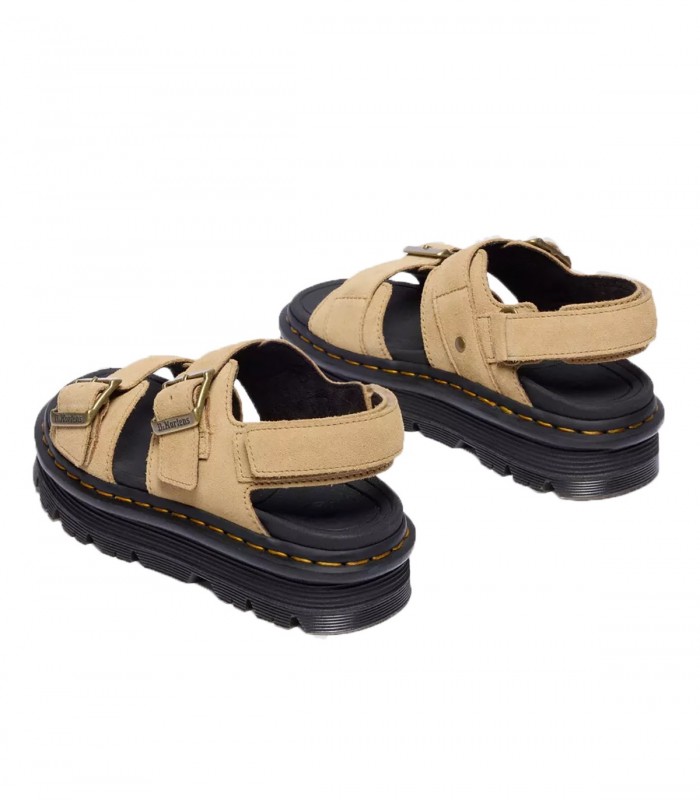 Sandali zebzag in pelle nabuk platform DR. Martens