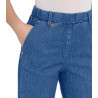 Jeans a carota con tasche in Light Denim Donna Ragno
