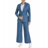 Jeans ampio alla caviglia in Light Denim Donna Ragno