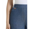 Jeans ampio alla caviglia in Light Denim Donna Ragno