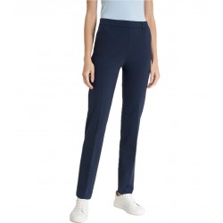 Pantalone dritto con tasche in Compact Light Donna Ragno