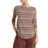 Maglia a righe collo a barca Donna Ragno