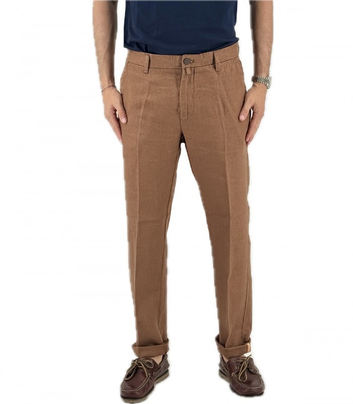 Pantaloni in lino Uomo Manifattura Borghese