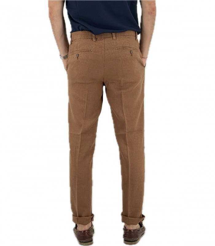 Pantaloni in lino Uomo Manifattura Borghese