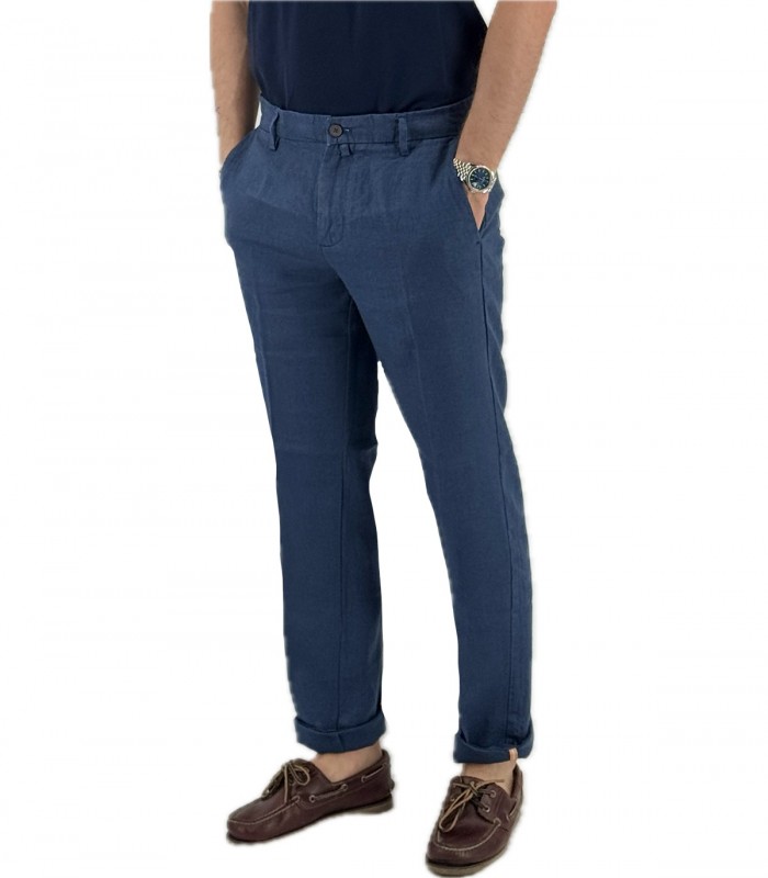 Pantaloni in lino Uomo Manifattura Borghese