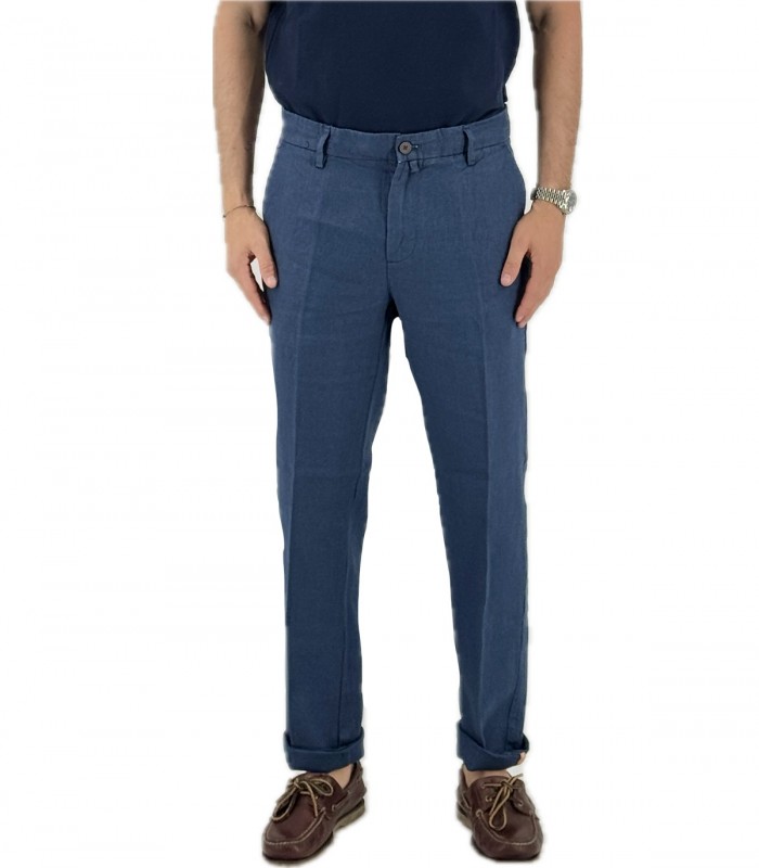 Pantaloni in lino Uomo Manifattura Borghese