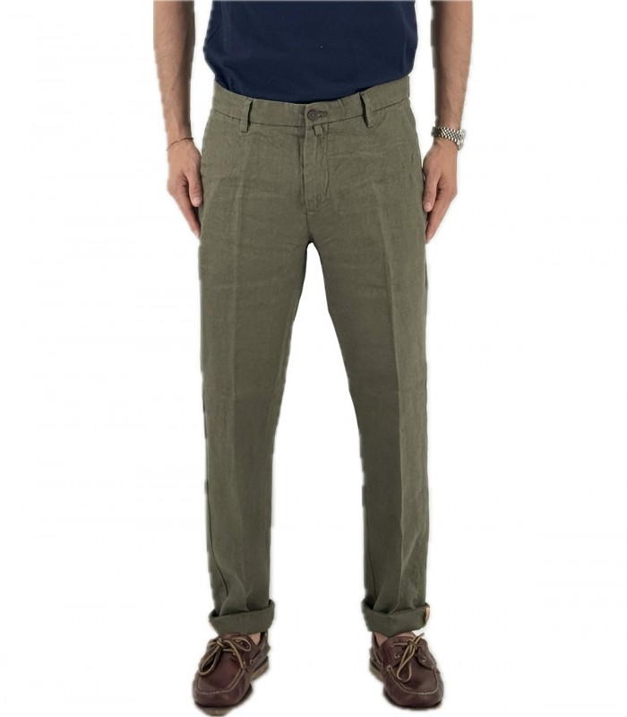Pantaloni in lino Uomo Manifattura Borghese