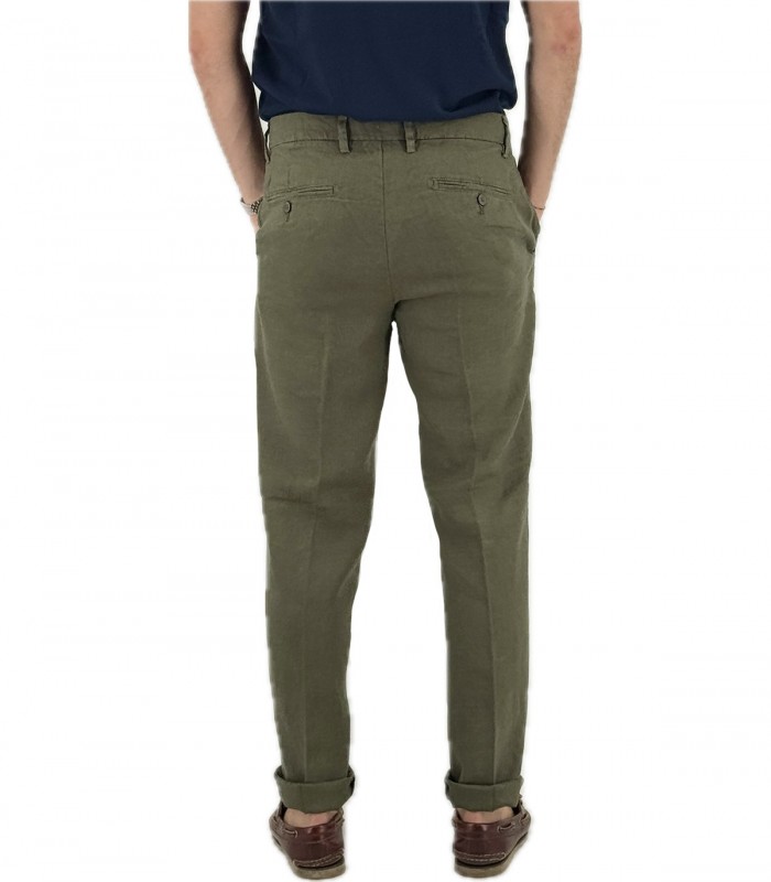 Pantaloni in lino Uomo Manifattura Borghese
