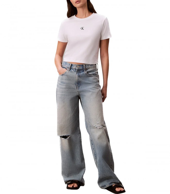 T-shirt crop Donna Calvin Klein