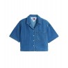 Camicia crop relaxed fit in chambray Donna Tommy Jeans