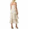 Abito midi in chiffon Donna Guess
