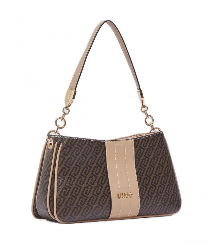 Borsa a spalla piccola monogram Donna Liu Jo