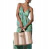 Tote bag grande a righe Donna Liu Jo